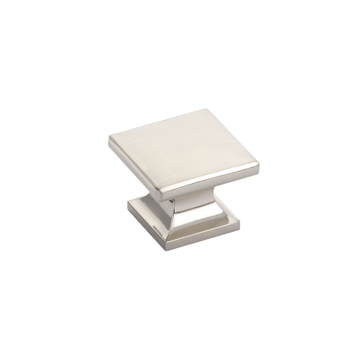 Northport 1-3/8" Contemporary Square Cabinet Knob with Faceted X Surface