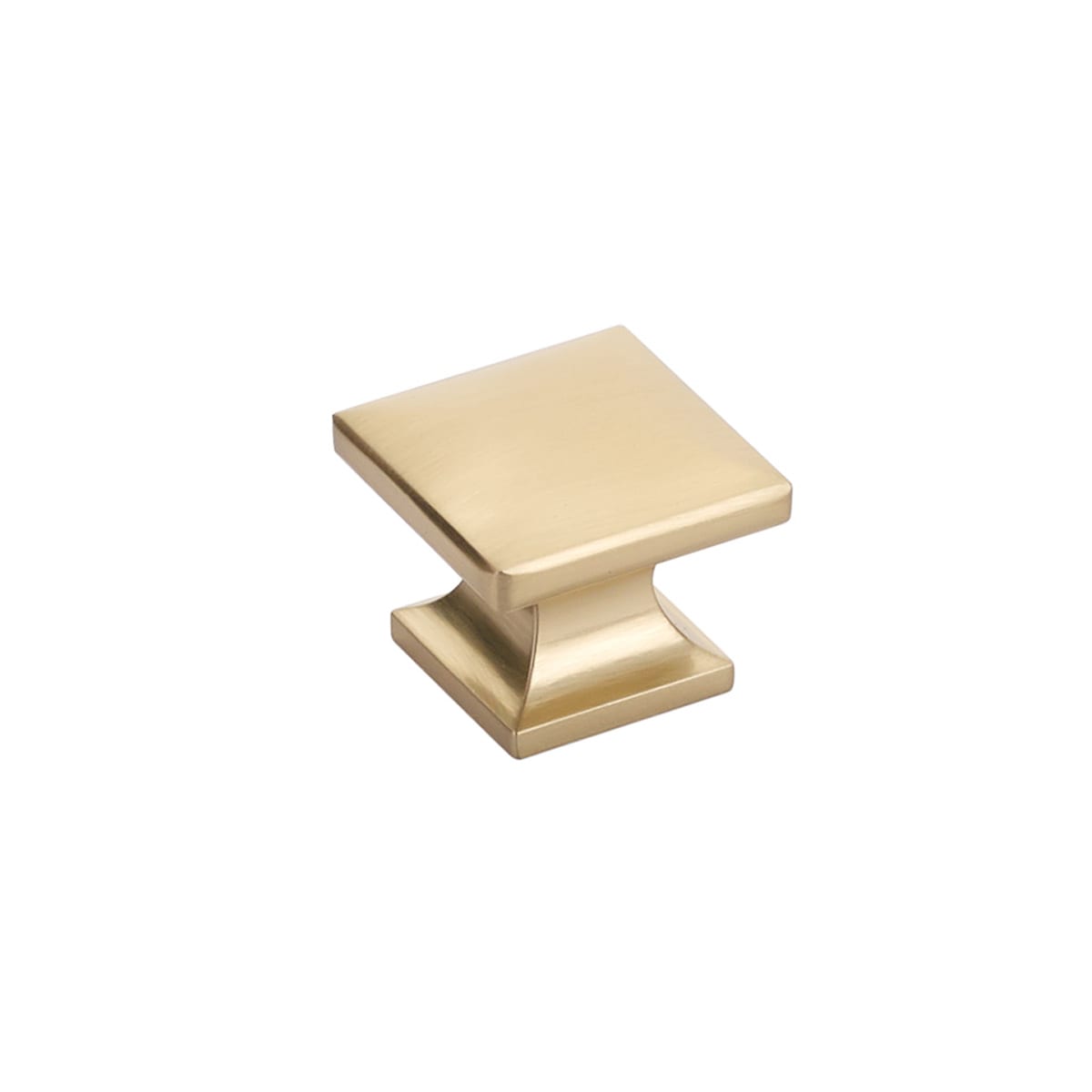 Northport 1-3/8" Contemporary Square Cabinet Knob with Faceted X Surface