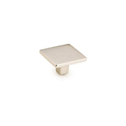 Armadio Pack of (25) - Italian Modern 1-3/8" Square Cabinet Knobs / Drawer Knobs with Mounting Hardware - Made in Italy