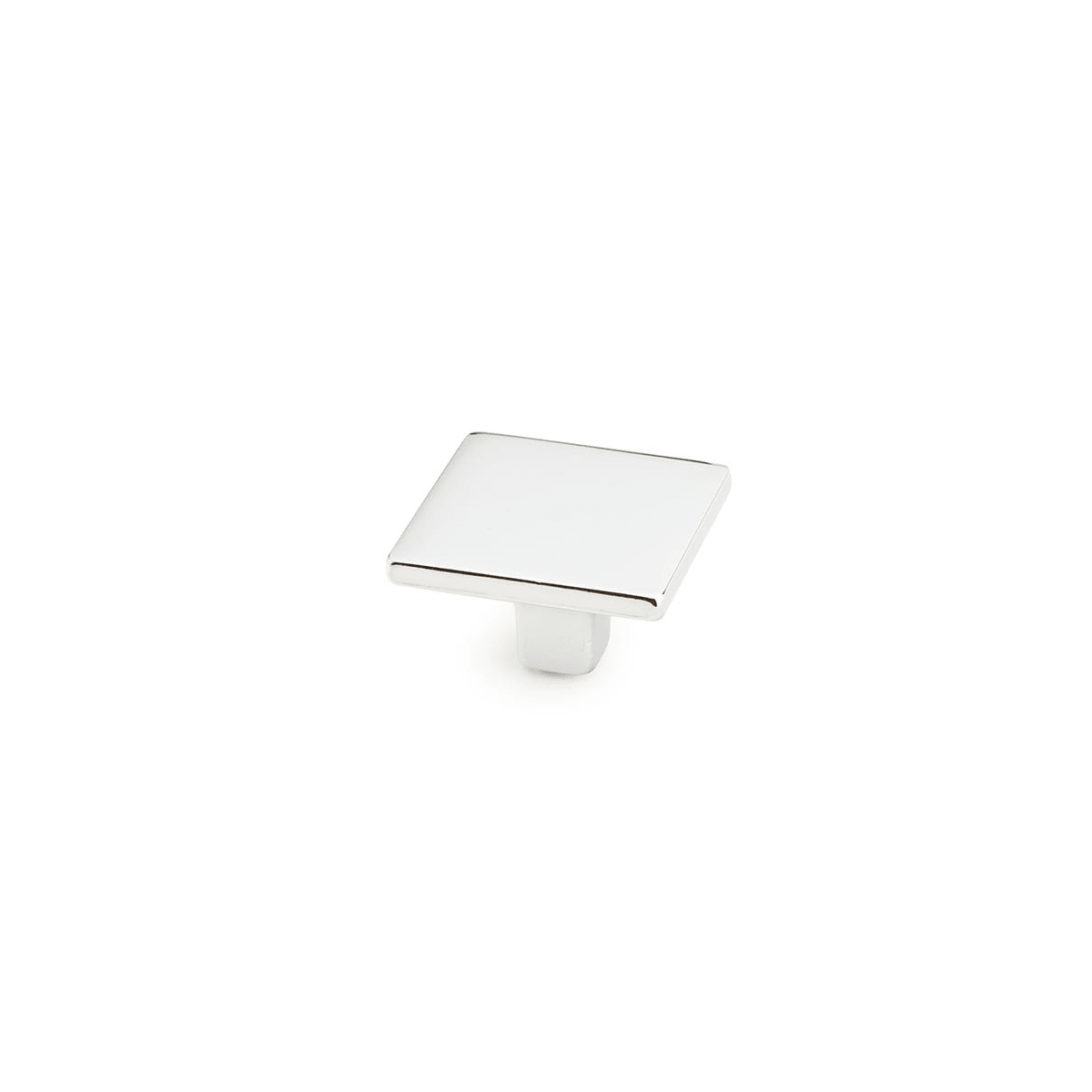 Armadio Pack of (25) - Italian Modern 1-3/8" Square Cabinet Knobs / Drawer Knobs with Mounting Hardware - Made in Italy