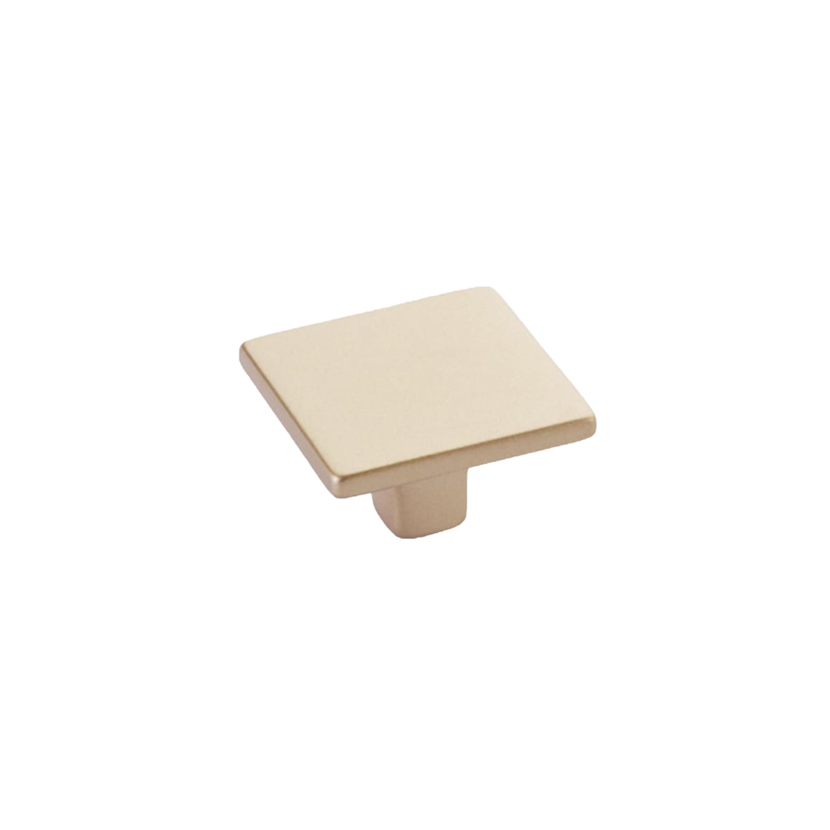 Schaub and Company - 360-SSB - Armadio 1-3/8" Modern Flat Square Cabinet Knob / Drawer Knob in Signature Satin Brass