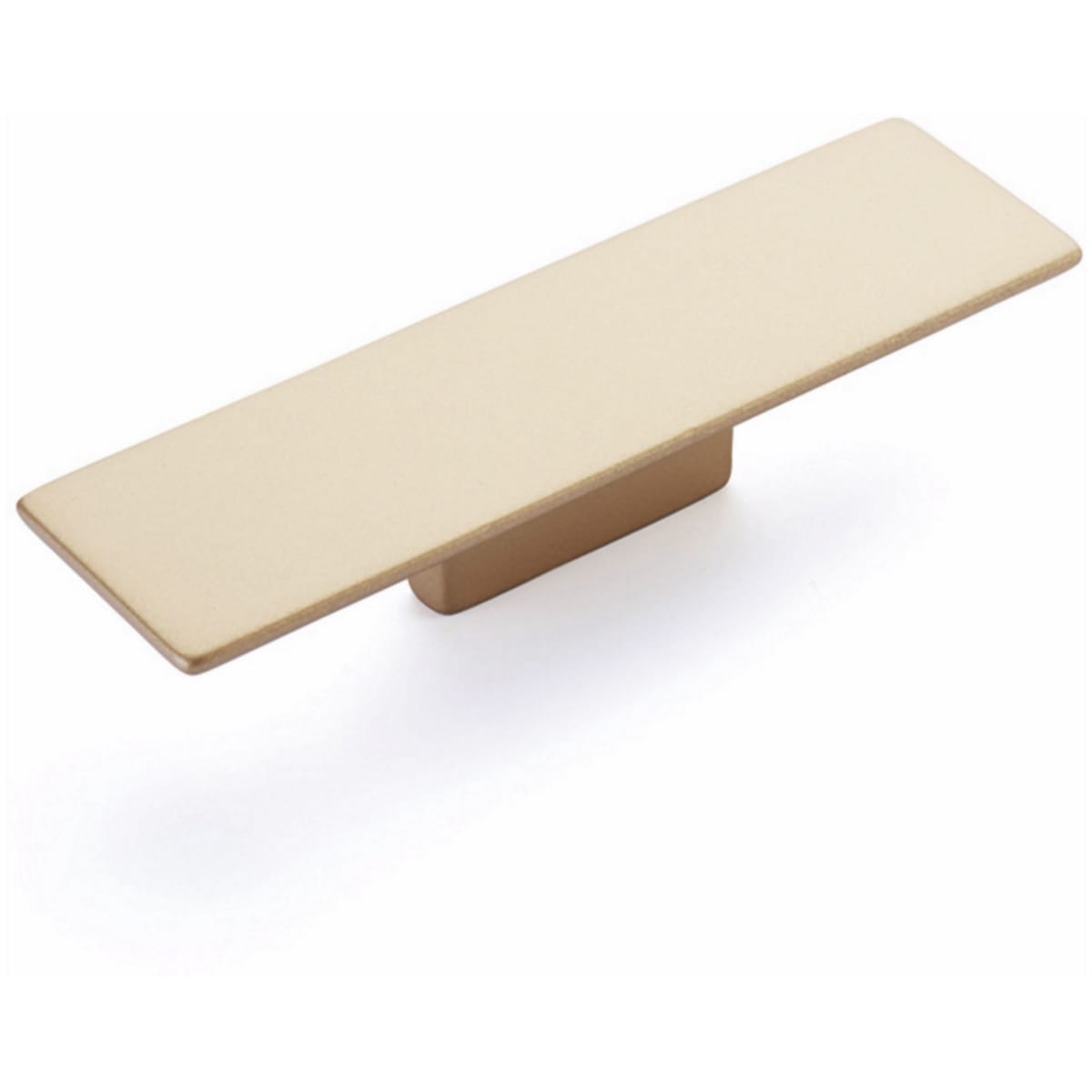 Schaub and Company - 361-SSB - Armadio 1-1/4" Center to Center 4-3/4" Long Modern Minimalist Flat Bar Cabinet Handle / Drawer Pull in Signature Satin Brass