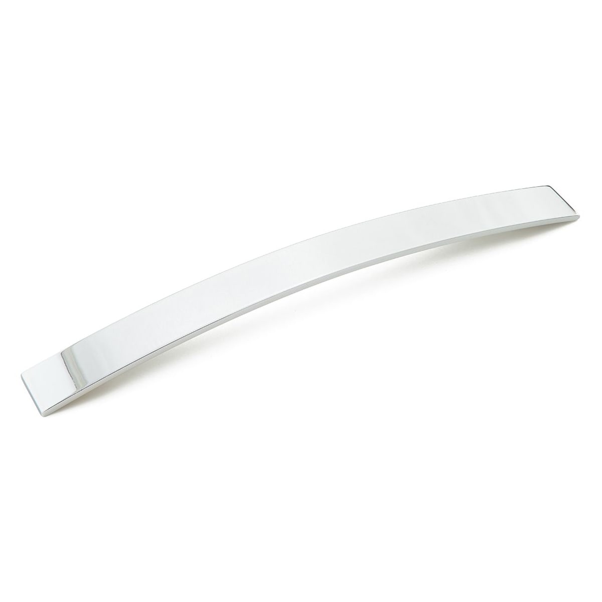 Schaub and Company - 365-26 - Armadio 11-5/16" or 12-5/8" Center to Center Flat Modern Minimalist Arch Bow Oversized Cabinet Handle / Drawer Pull in Polished Chrome