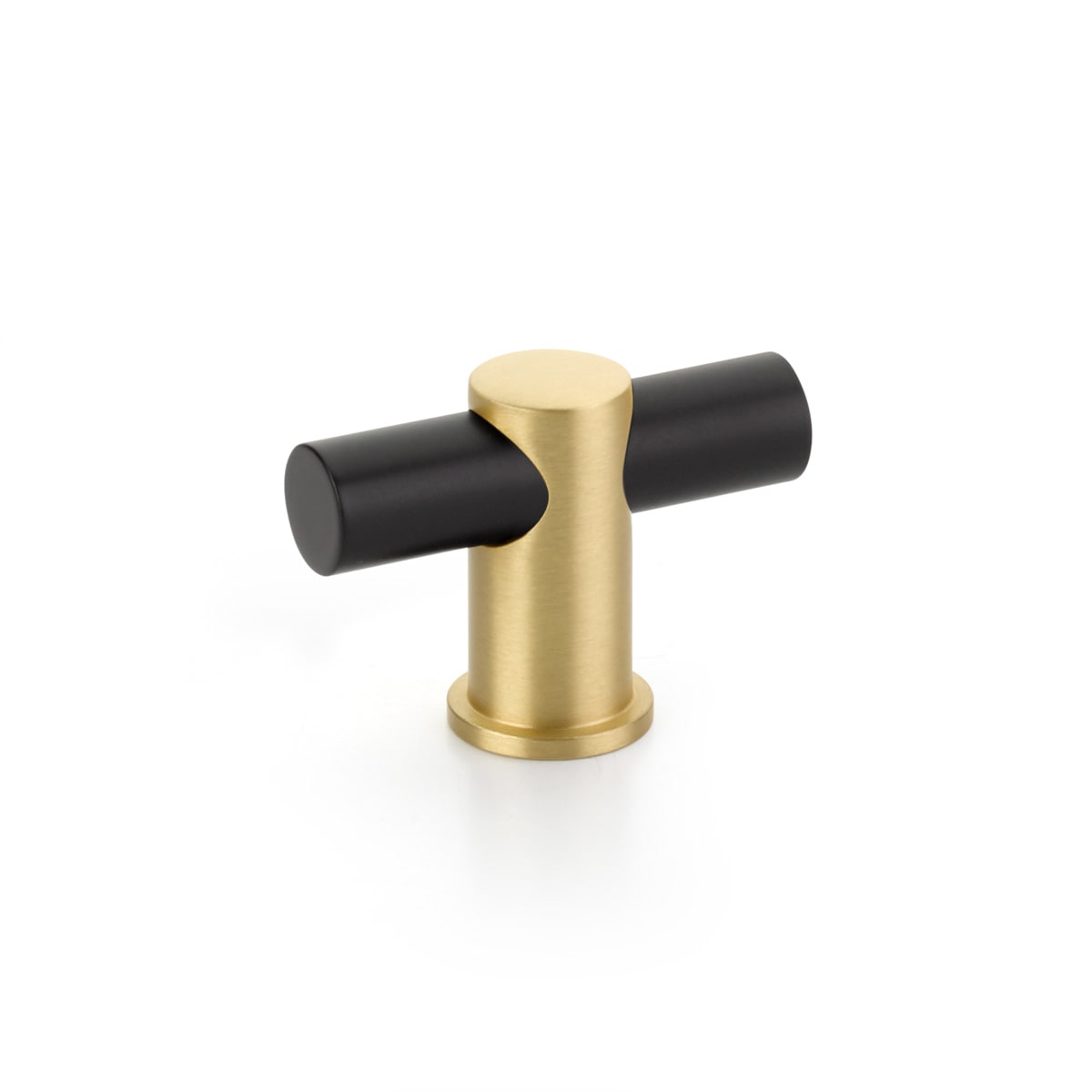 Fonce 2" Long Euro Luxury Solid Brass Urban "T" Bar Luxury Cabinet / Drawer Knob