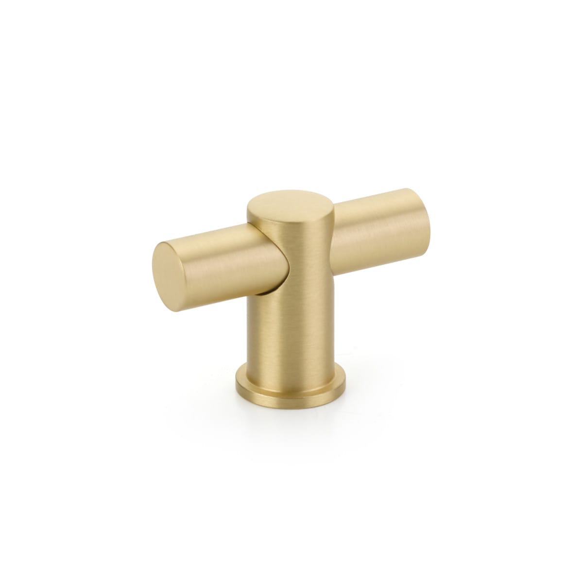 Fonce 2" Long Euro Luxury Solid Brass Urban "T" Bar Luxury Cabinet / Drawer Knob