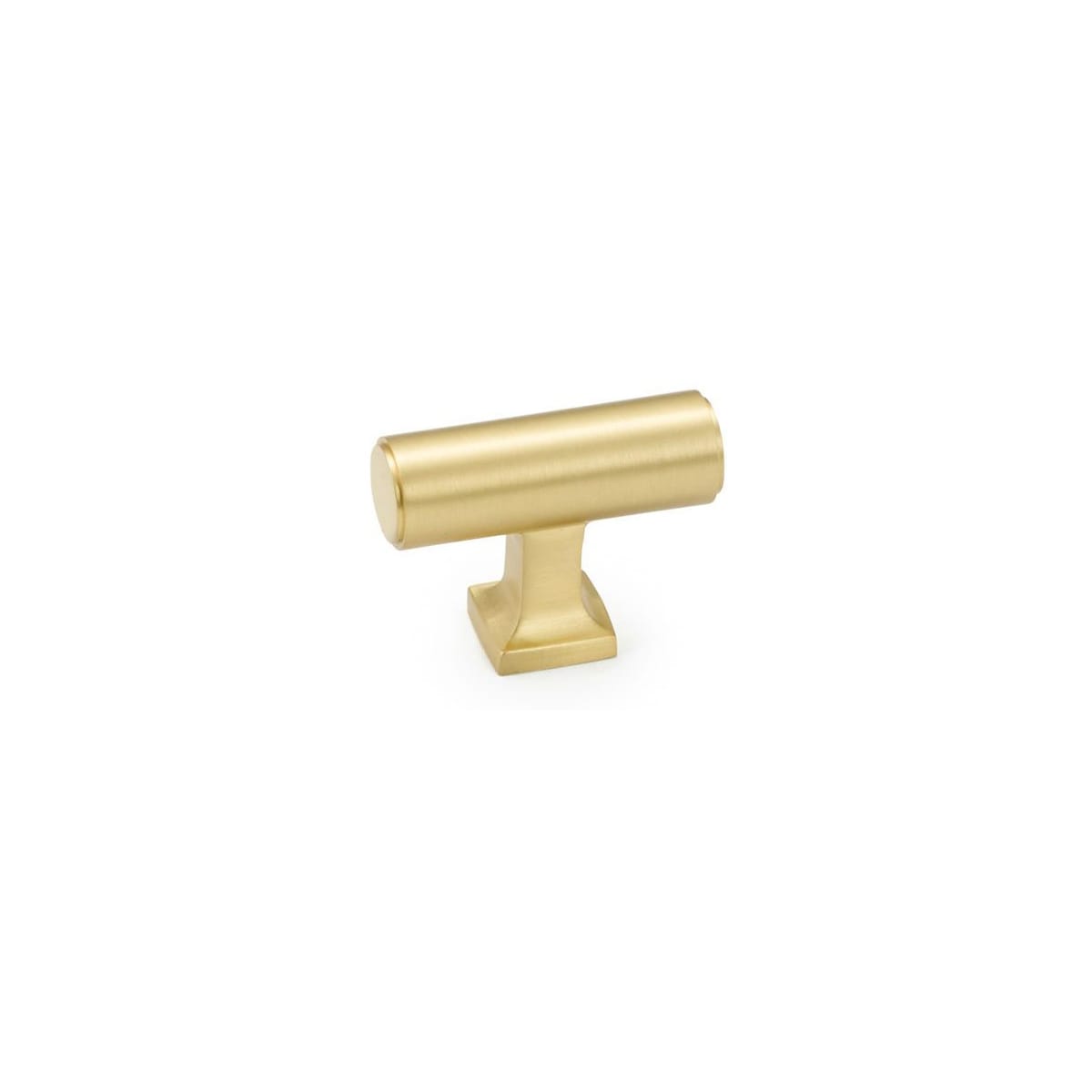 Haniburton 1-5/8" Urban Modern Solid Brass Luxury "T" Bar Cabinet Knob