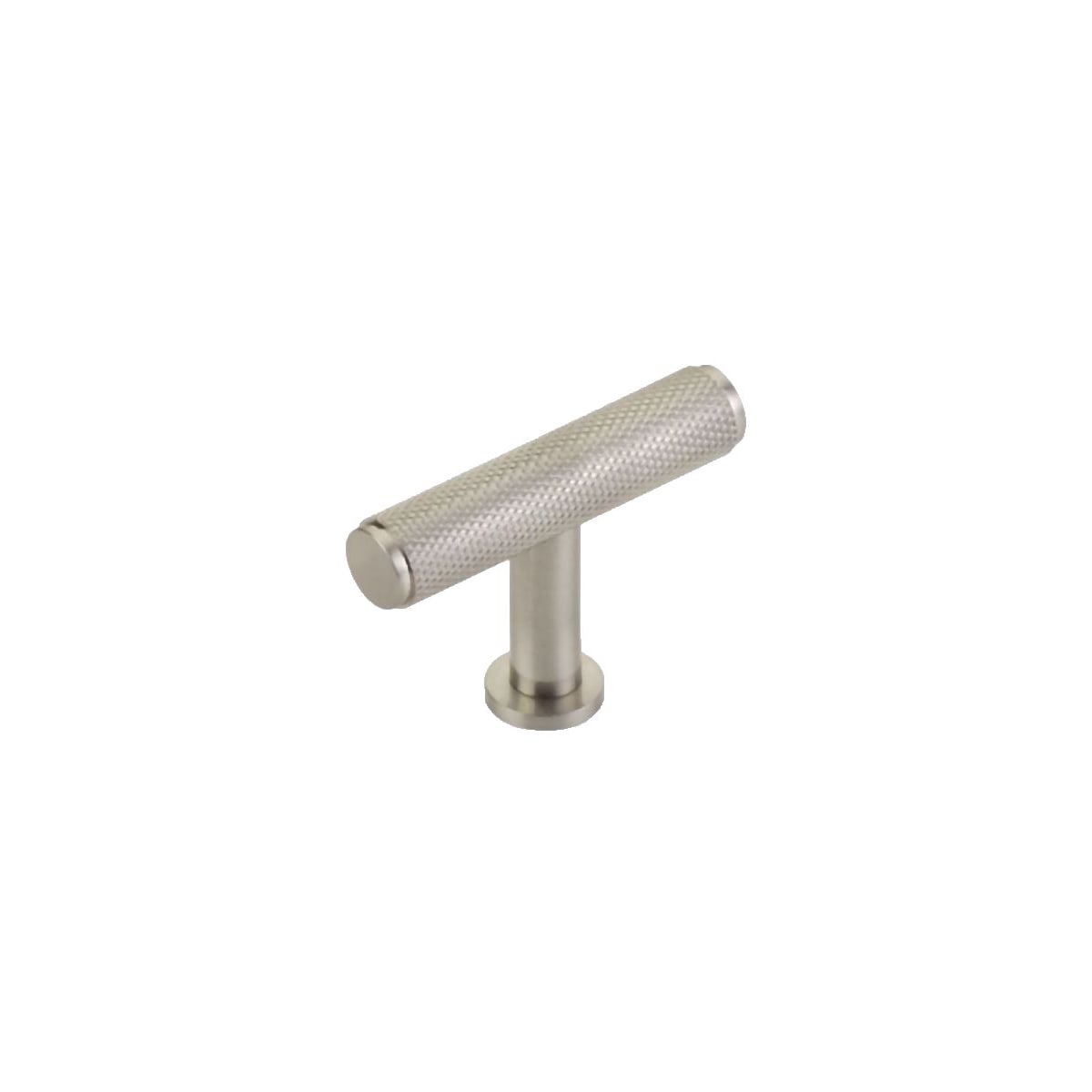 Pub House 2" "T" Bar Diamond Knurled Solid Brass Cabinet Knob