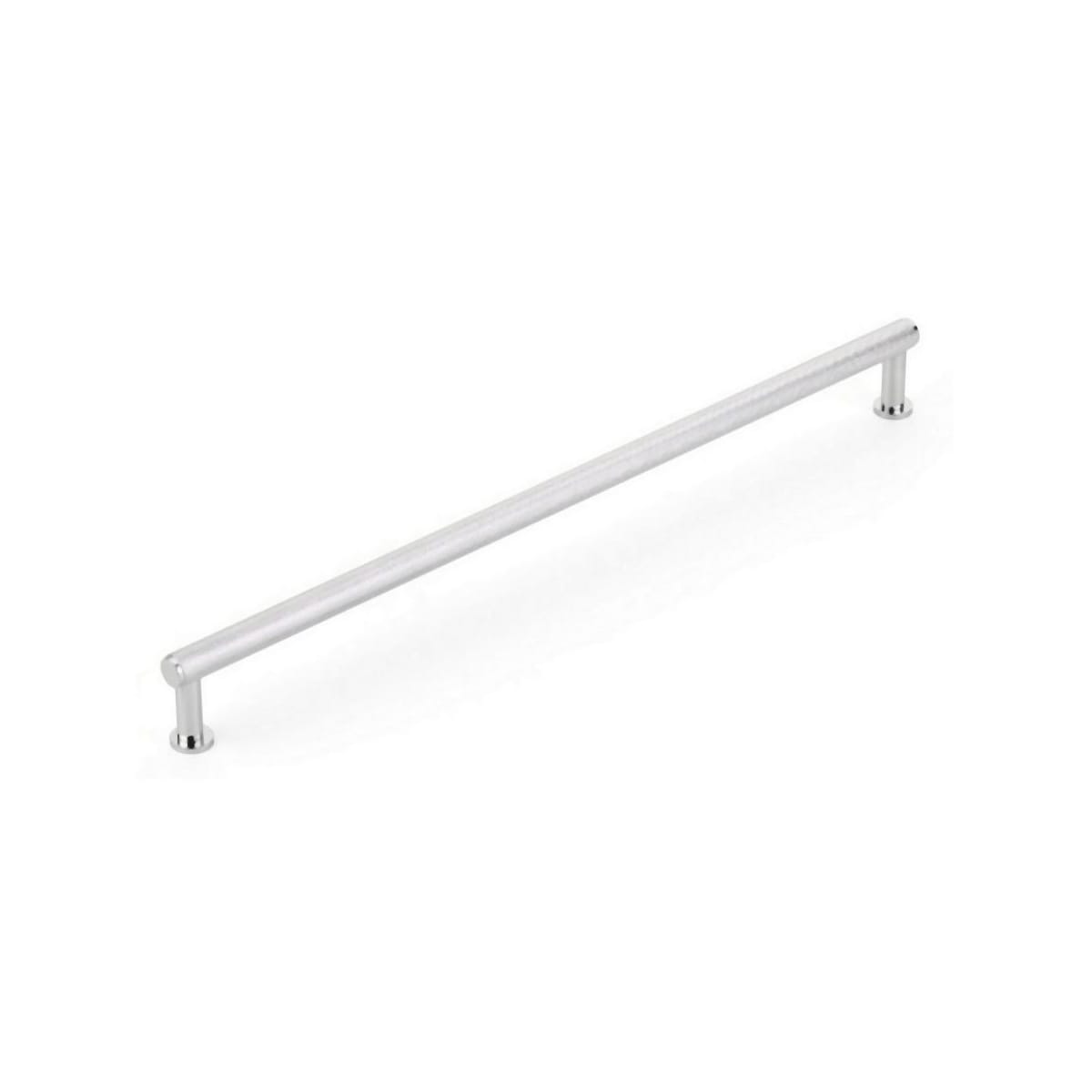 Schaub and Company - 5012-26 - Pub House 12" Center to Center Diamond Knurled Bar Solid Brass Oversized Cabinet Handle / Drawer Pull in Polished Chrome
