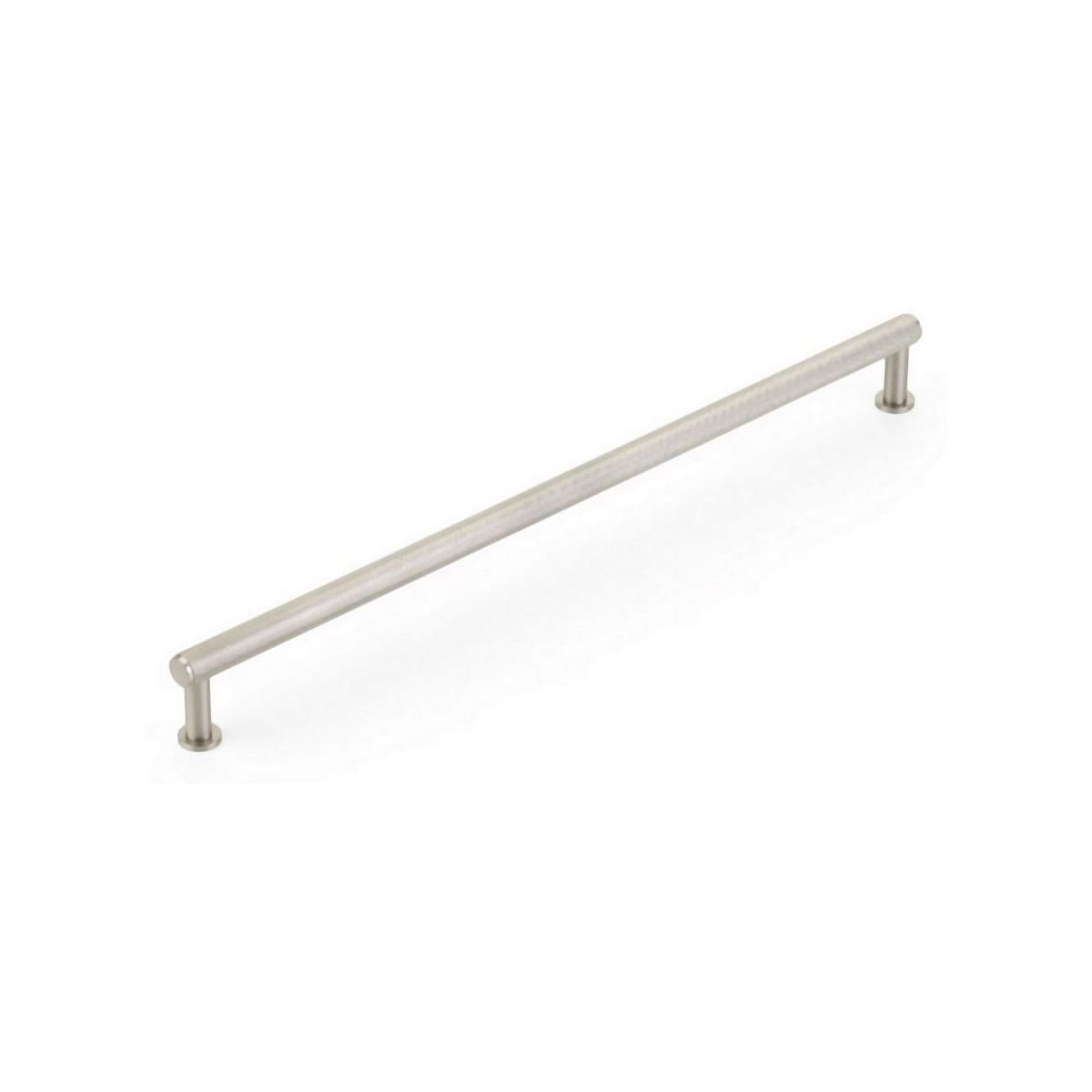Pub House 12" Center to Center Diamond Knurled Bar Solid Brass Oversized Cabinet Handle / Drawer Pull