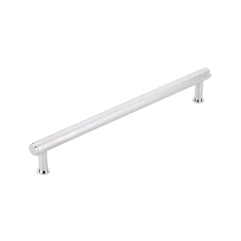Schaub and Company - 5012A-26 - Pub House 12" Center to Center Bar Knurled Bar Solid Brass Appliance Pull Appliance Handle in Polished Chrome