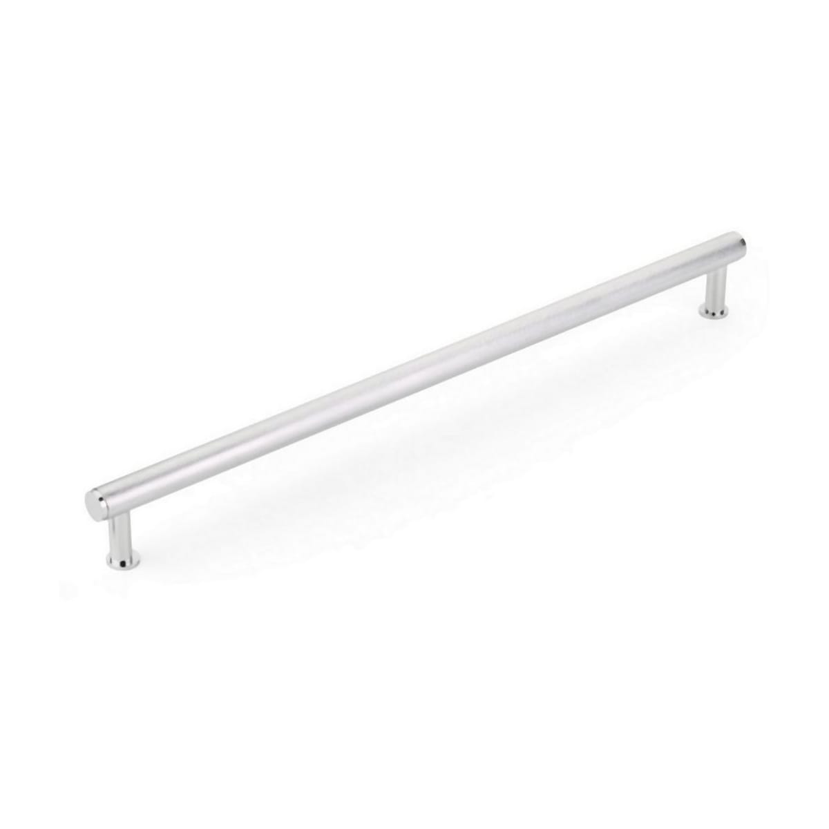 Schaub and Company - 5018A-26 - Pub House 18" Center to Center Knurled Bar Solid Brass Appliance Bar Handle / Appliance Bar Pull in Polished Chrome