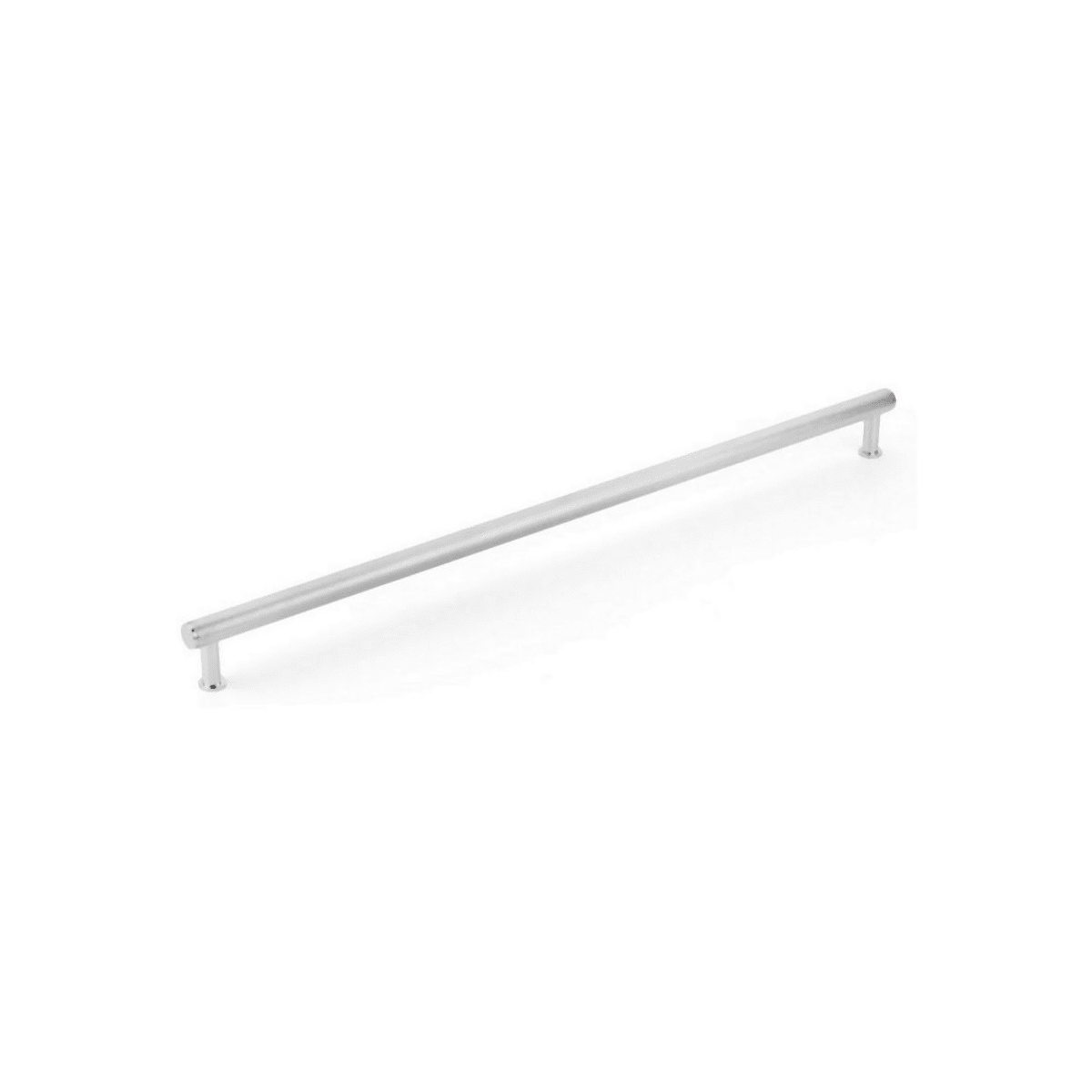 Schaub and Company - 5024A-26 - Pub House 24" Center to Center Knurled Industrial Solid Brass Appliance Handle / Appliance Pull in Polished Chrome