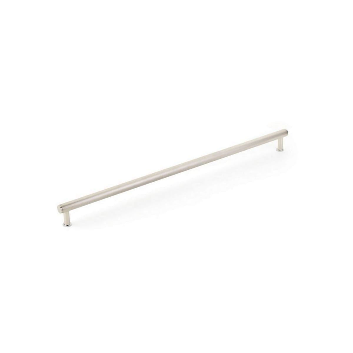 Pub House 24" Center to Center Knurled Industrial Solid Brass Appliance Handle / Appliance Pull