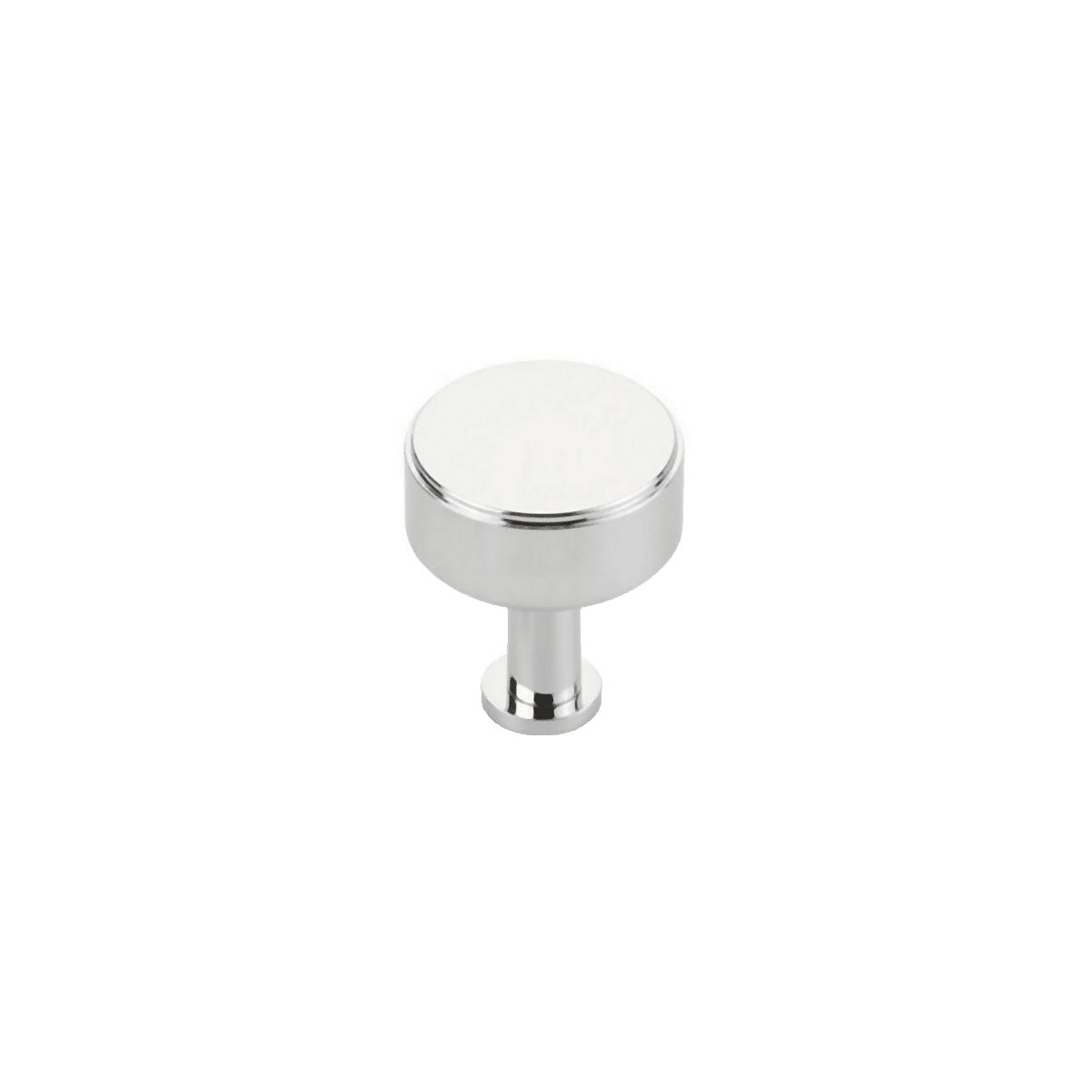 Schaub and Company - 5102-26 - Pub House 1-1/4" Round Smooth Solid Brass Disc Luxury Cabinet Knob / Drawer Knob in Polished Chrome