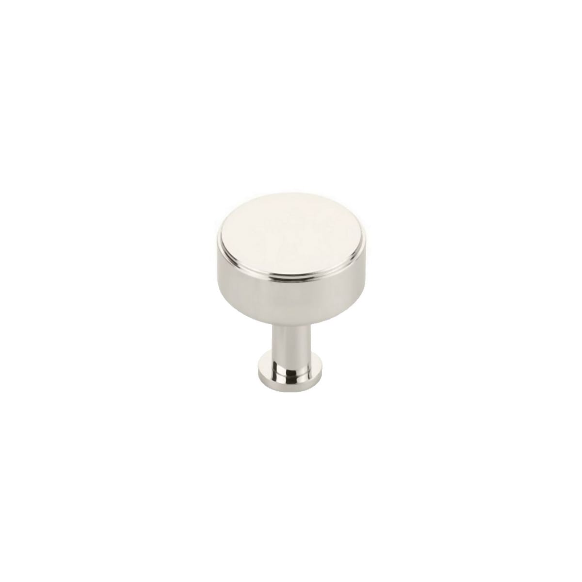 Pub House 1-1/4" Round Smooth Solid Brass Disc Luxury Cabinet Knob / Drawer Knob