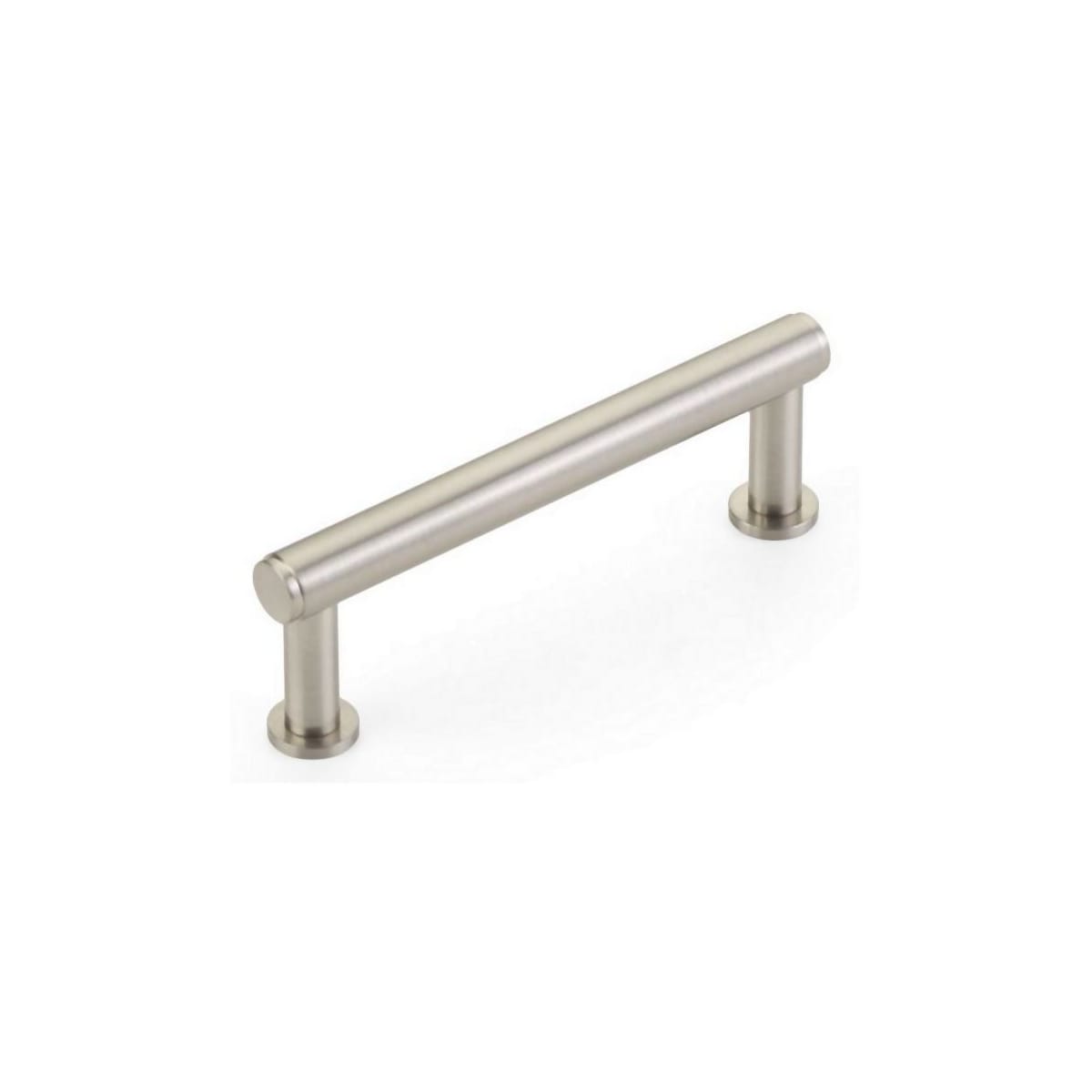 Schaub and Company - 5103-BN - Pub House 3-1/2" Center to Center Smooth Bar Solid Brass Cabinet Pull Cabinet Handle in Brushed Nickel
