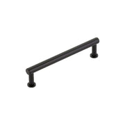 Schaub and Company - 5105-MB - Pub House 5" Center to Center Smooth Bar Solid Brass Cabinet Pull Cabinet Handle in Matte Black
