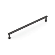 Schaub and Company - 5110-MB - Pub House 10" Center to Center Smooth Bar Solid Brass Large Cabinet Handle / Drawer Pull in Matte Black