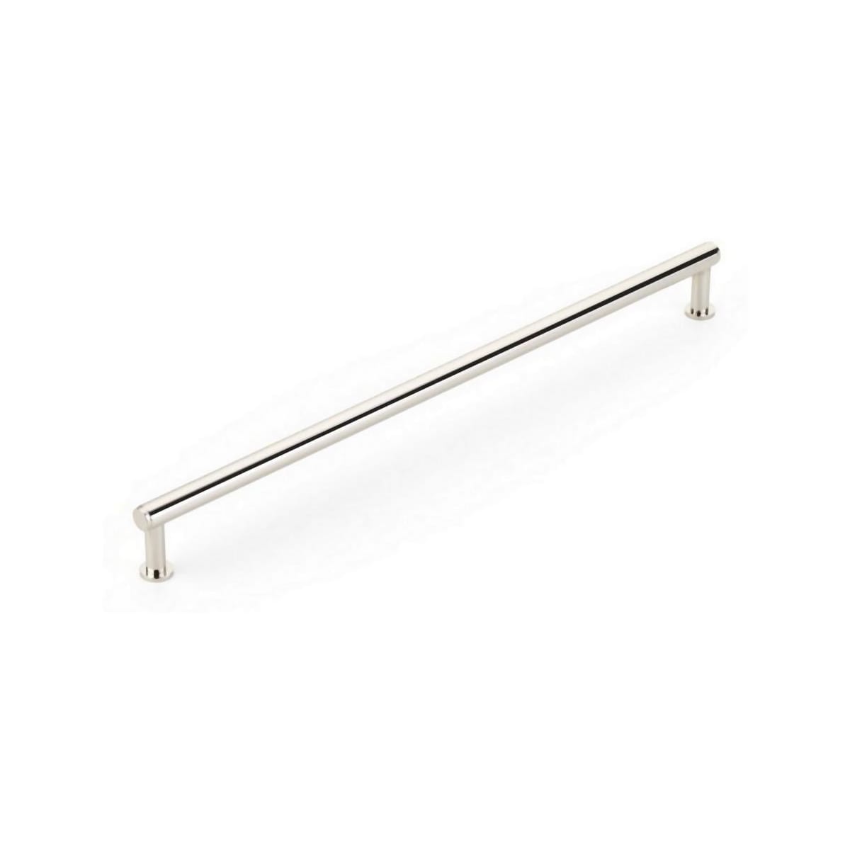 Pub House 12" Center to Center Smooth Bar Solid Brass Oversized Cabinet Handle / Drawer Pull