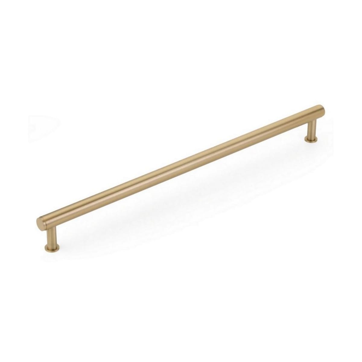 Schaub and Company - 5118A-SSB - Pub House 18" Center to Center Smooth Bar Solid Brass Appliance Pull Appliance Handle in Signature Satin Brass