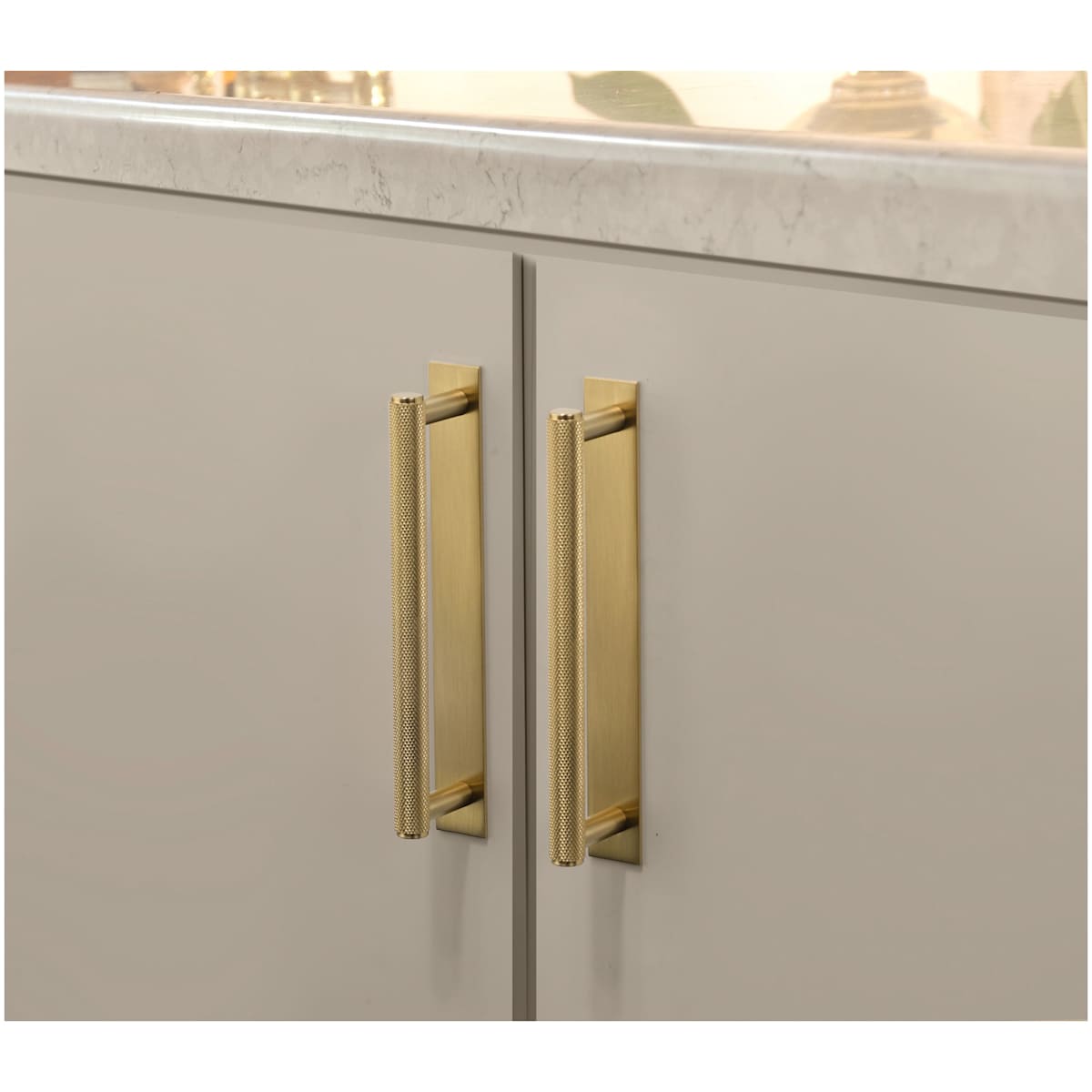 Schaub and Company - 5124A-BN - Pub House 24" Center to Center Smooth Bar Solid Brass Appliance Handle / Appliance Pull in Brushed Nickel