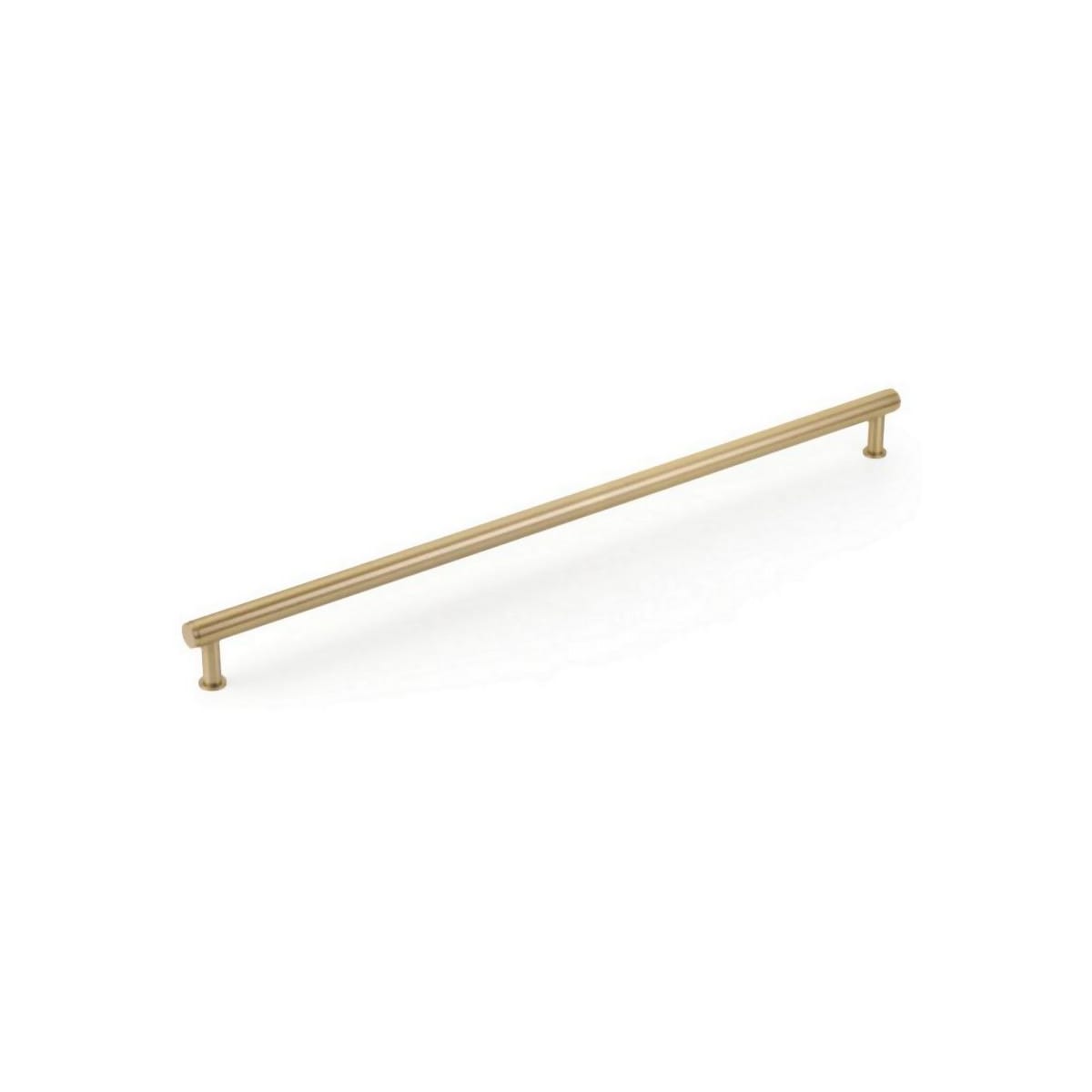 Pub House 24" Center to Center Smooth Bar Solid Brass Appliance Handle / Appliance Pull