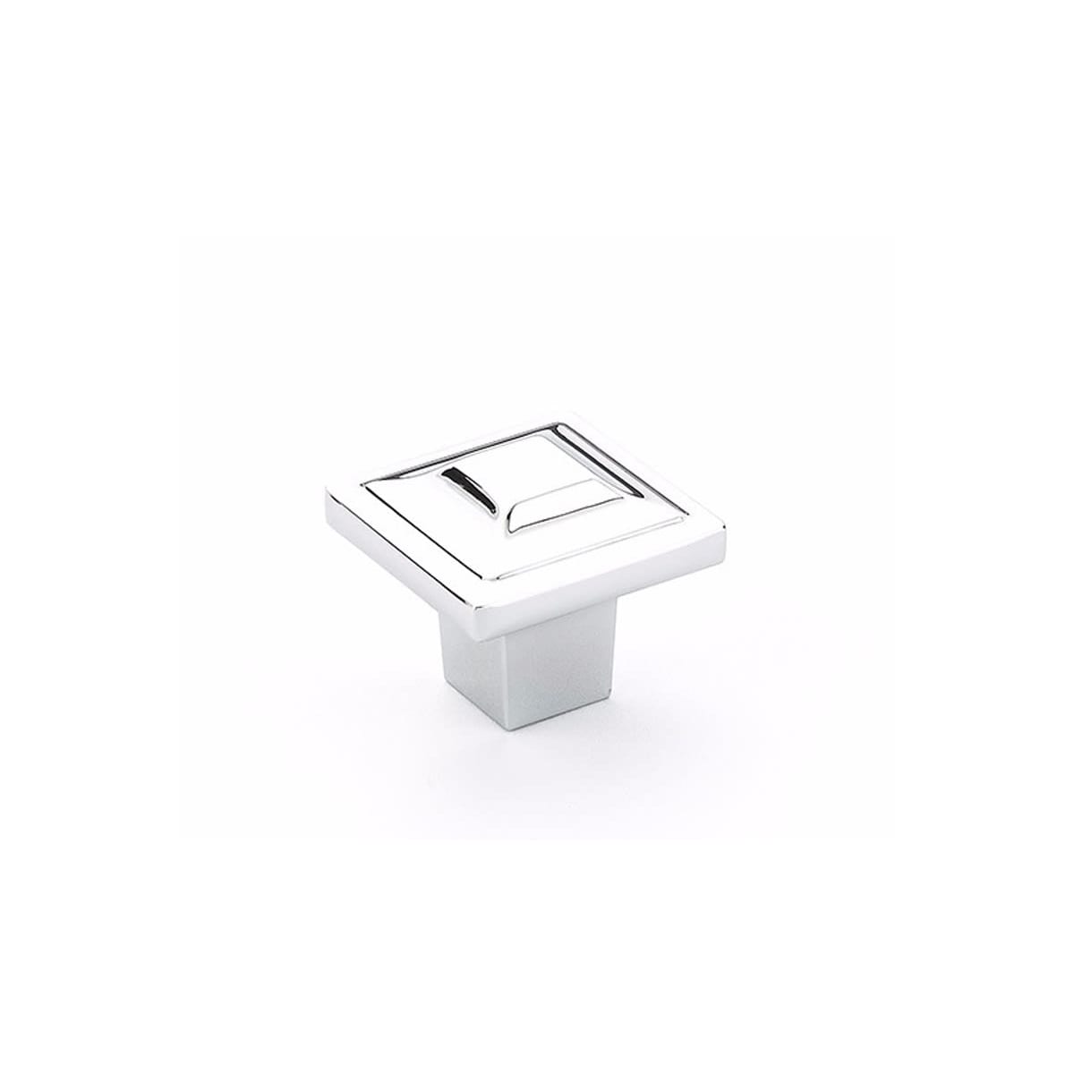 Menlo Park Pack of (10) -  1-1/4 Inch Stepped Square Cabinet Knobs / Drawer Knobs
