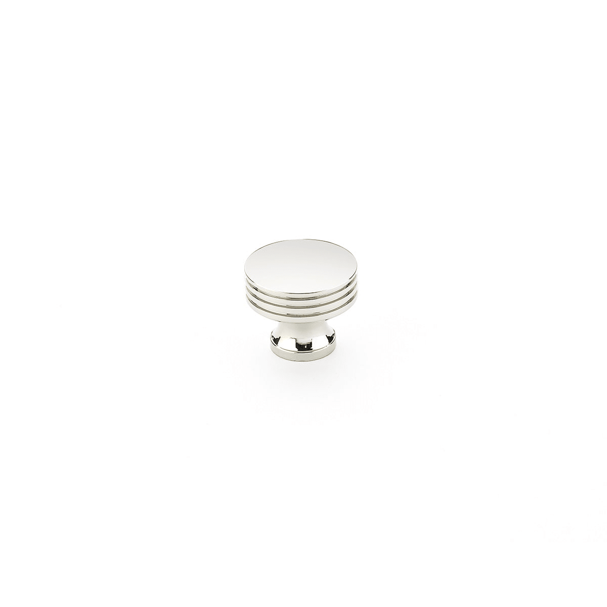 2 Pack5 - Menlo Park 1-1/4" Contemporary Round Flat Top Cabinet Knob with Ridges