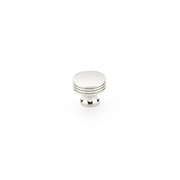 2 Pack5 - Menlo Park 1-1/4" Contemporary Round Flat Top Cabinet Knob with Ridges