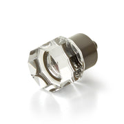 Schaub and Company - 55-10B - City Lights 1-1/8 " Contemporary Luxe Luxury Crystal and Solid Brass Cabinet / Drawer Knob in Oil Rubbed Bronze
