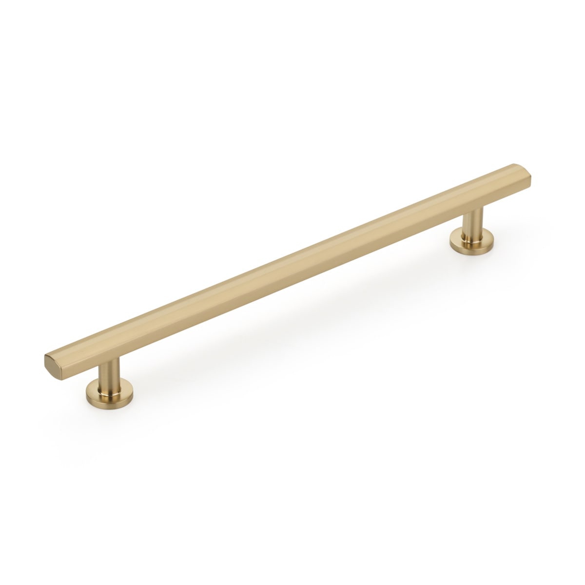 Heathrow 8" Center to Center Contemporary Solid Brass Bar Handle Cabinet Pull
