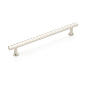 Schaub and Company - 557-PN - Heathrow 12" Center to Center Contemporary Bar Solid Brass Appliance Pull / Large Cabinet Handle Pull in Polished Nickel
