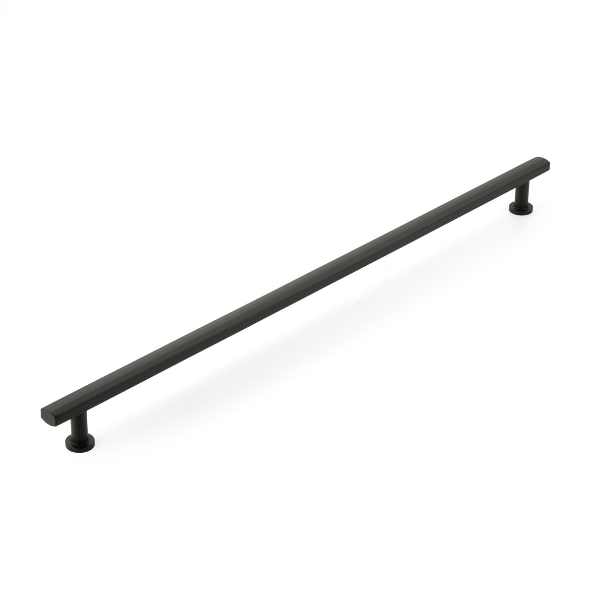 Schaub and Company - 559-MB - Heathrow 24" Center to Center Contemporary Bar Solid Brass Appliance Handle / Large Cabinet Handle in Matte Black