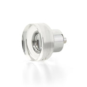 Schaub and Company - 56-26 - City Lights 1-3/8" Round Disc Glass and Solid Brass Luxury Cabinet / Drawer Knob in Polished Chrome