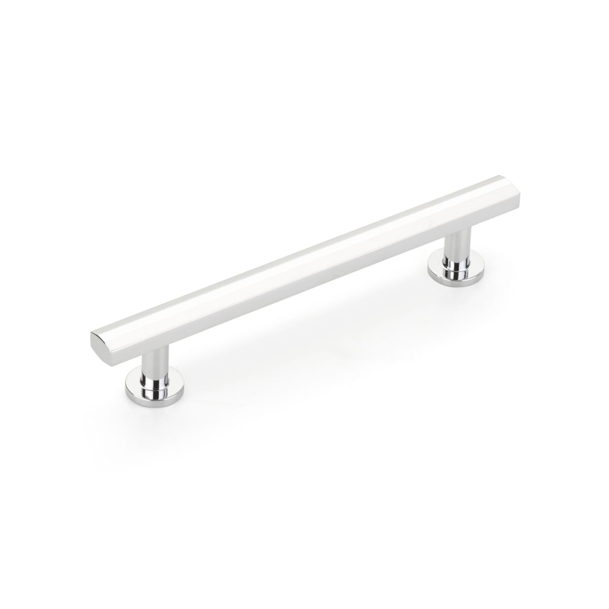 Heathrow 5" Center to Center Contemporary Bar Solid Brass Cabinet Handle / Drawer Pull