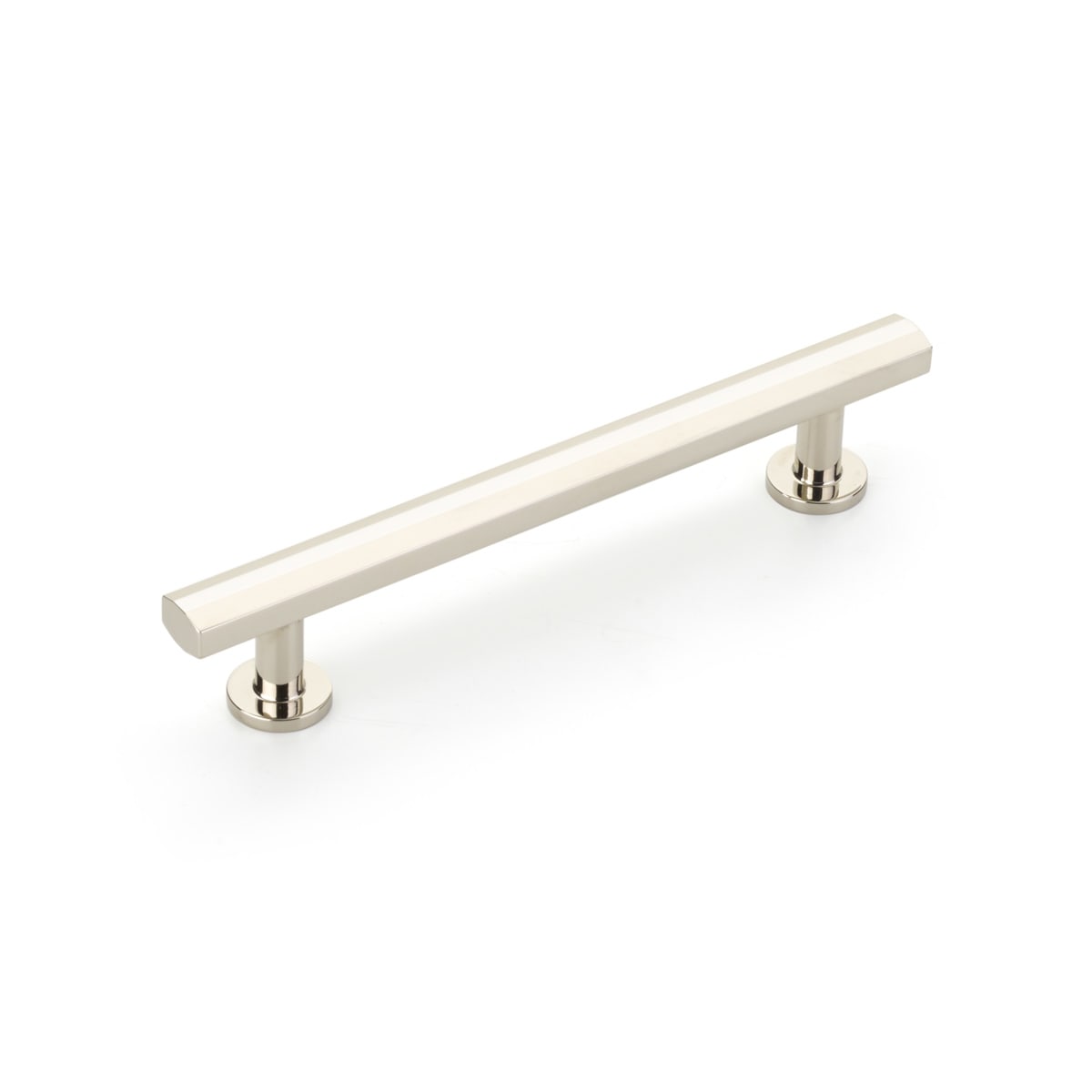 Heathrow 5" Center to Center Contemporary Bar Solid Brass Cabinet Handle / Drawer Pull