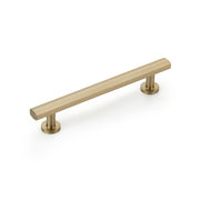 Heathrow 5" Center to Center Contemporary Bar Solid Brass Cabinet Handle / Drawer Pull