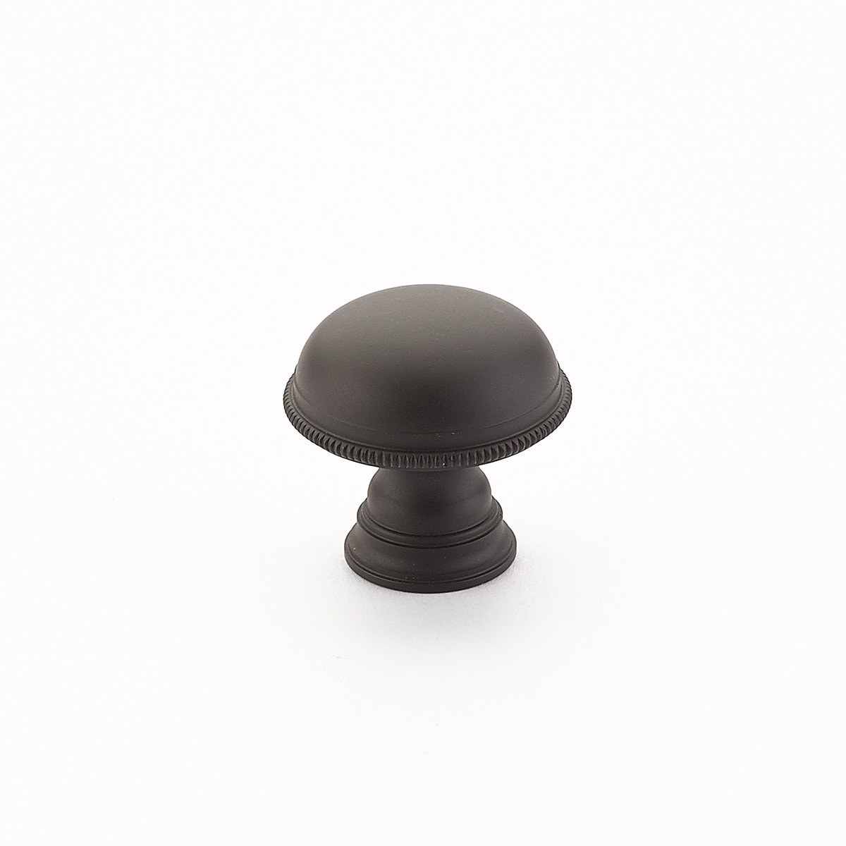 Atherton 1-1/4" Classic Traditional Smooth Round Solid Brass Cabinet Knob - Mushroom