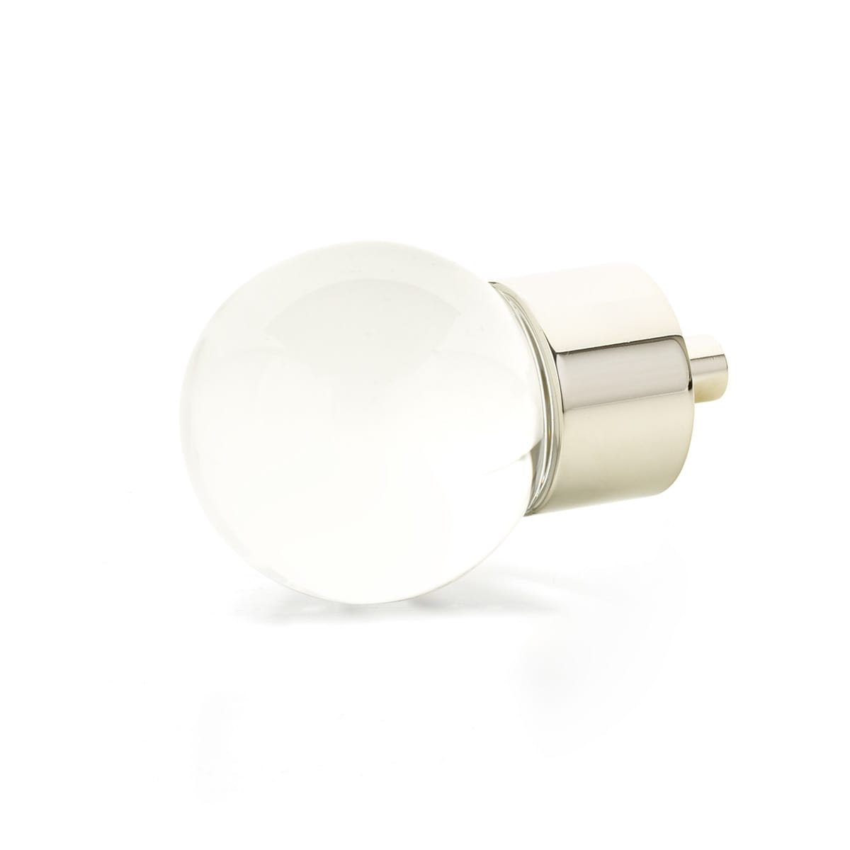 City Lights 1-3/8" Luxury Solid Brass and Glass Globe Ball Cabinet / Drawer Knob