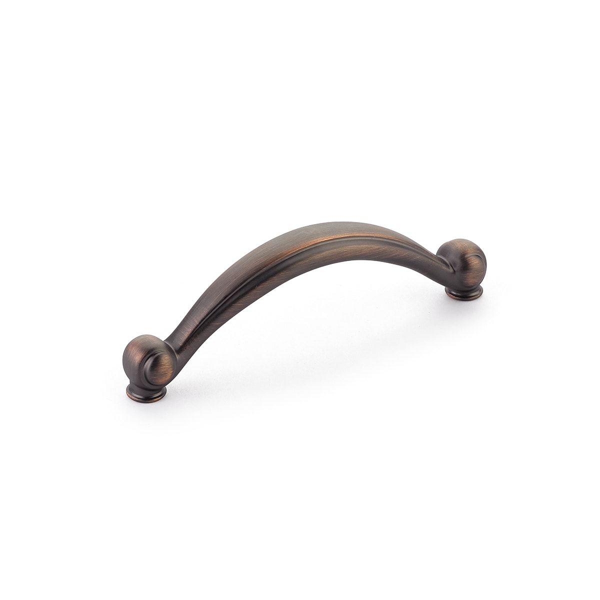 Schaub and Company - 64-EBZ - Cabriole 3-3/4" Center to Center Traditional Arch Bow Cabinet Handle / Drawer Pull in Empire Bronze