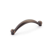 Schaub and Company - 64-EBZ - Cabriole 3-3/4" Center to Center Traditional Arch Bow Cabinet Handle / Drawer Pull in Empire Bronze