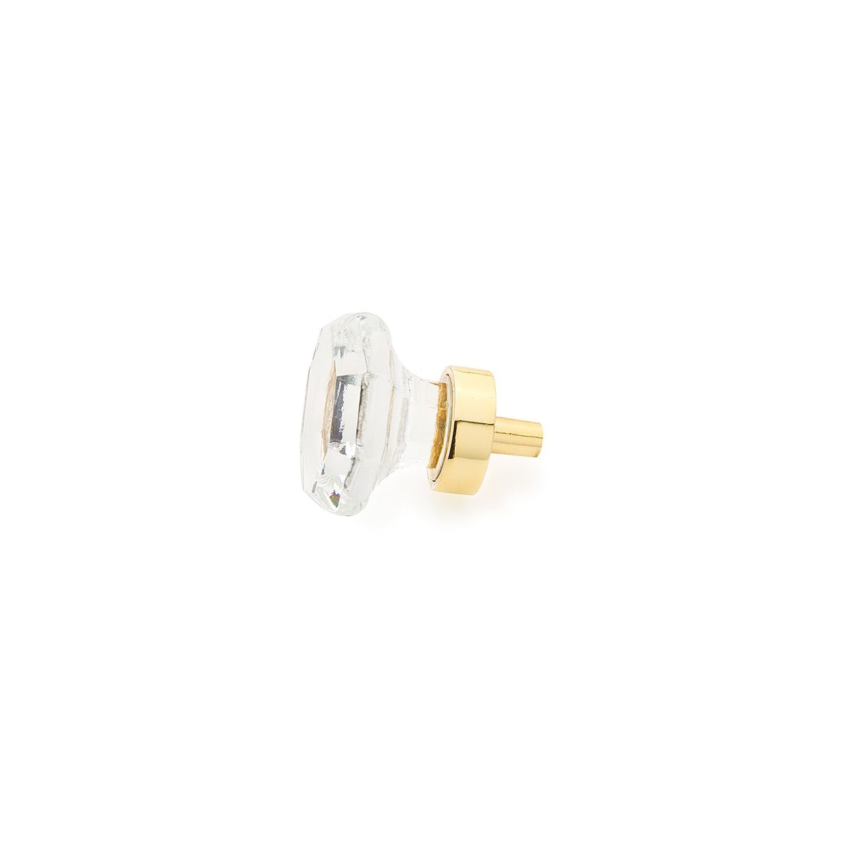 Stargaze 1-1/4" Traditional Vintage Luxury Crystal Mini Solid Brass Cabinet Knob