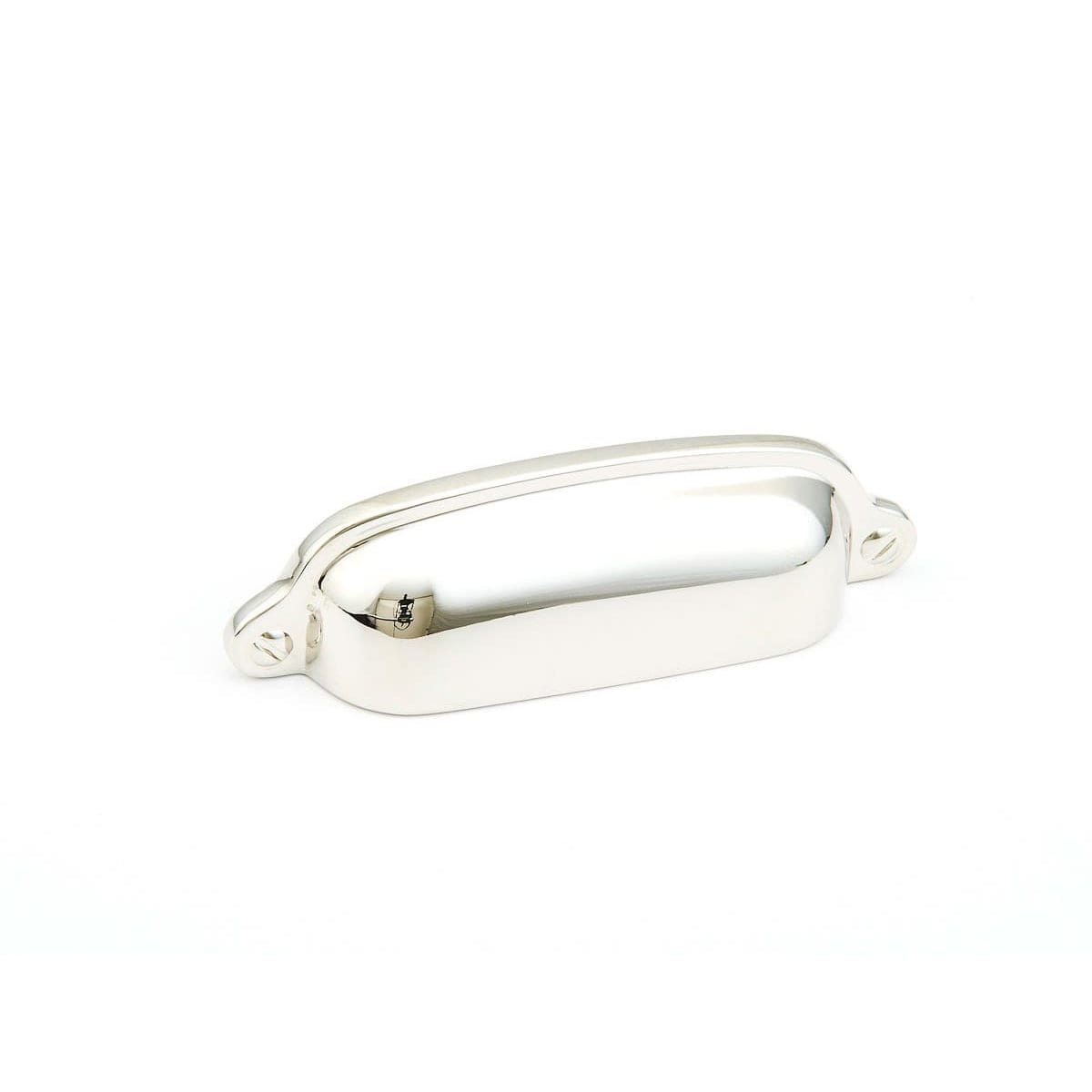 Country 3" Center to Center Solid Brass Traditional Shell / Cup Cabinet Pull