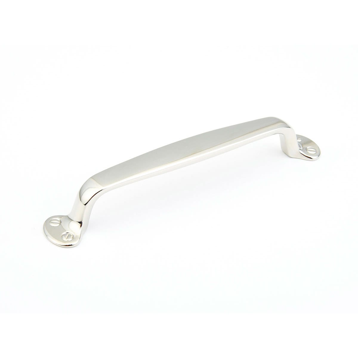 Schaub and Company - 745-PN - Country 6" Center to Center Solid Brass Traditional Handle Cabinet Pull in Polished Nickel