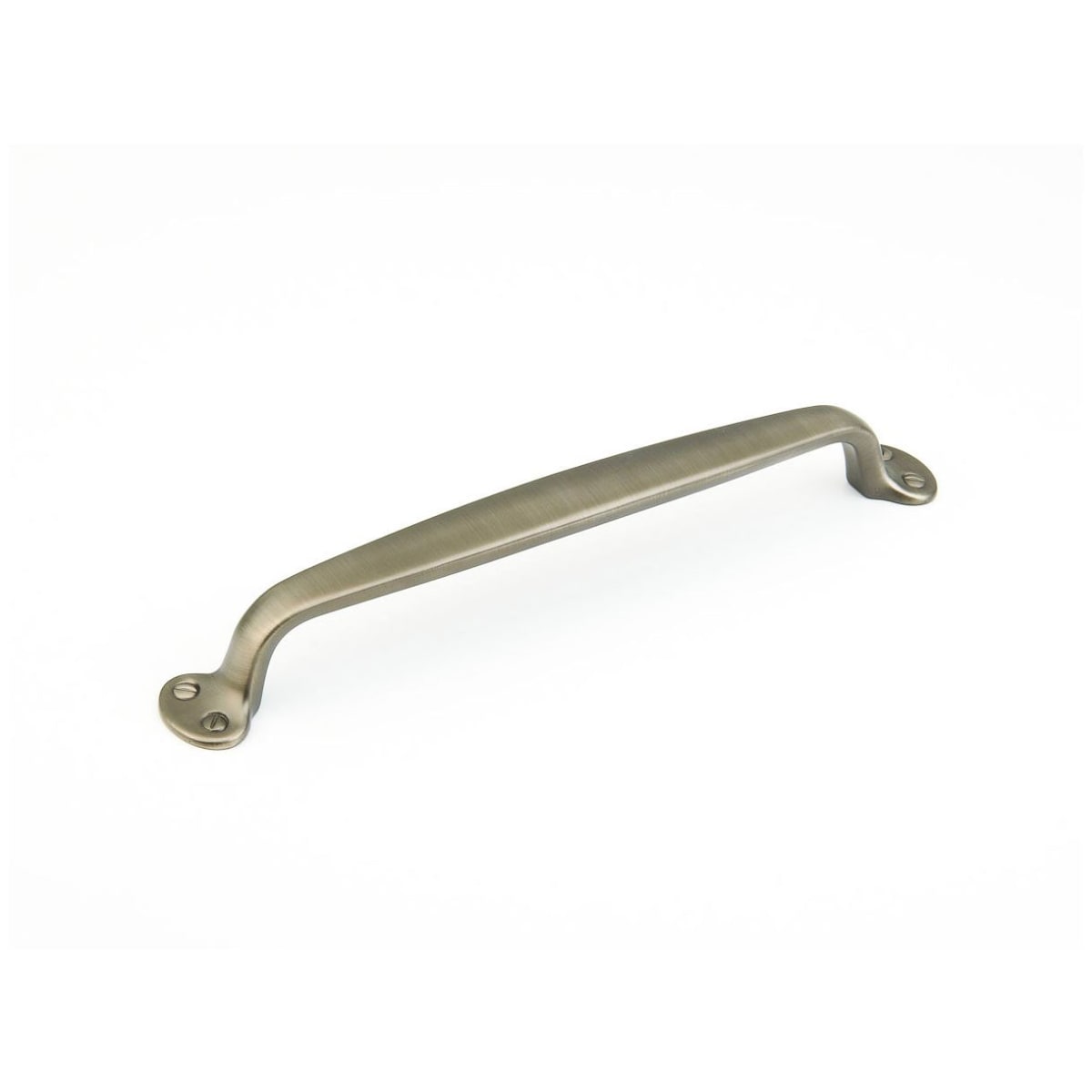Schaub and Company - 746-AN - Country 12" Center to Center Solid Brass Traditional Appliance Handle Pull in Antique Nickel