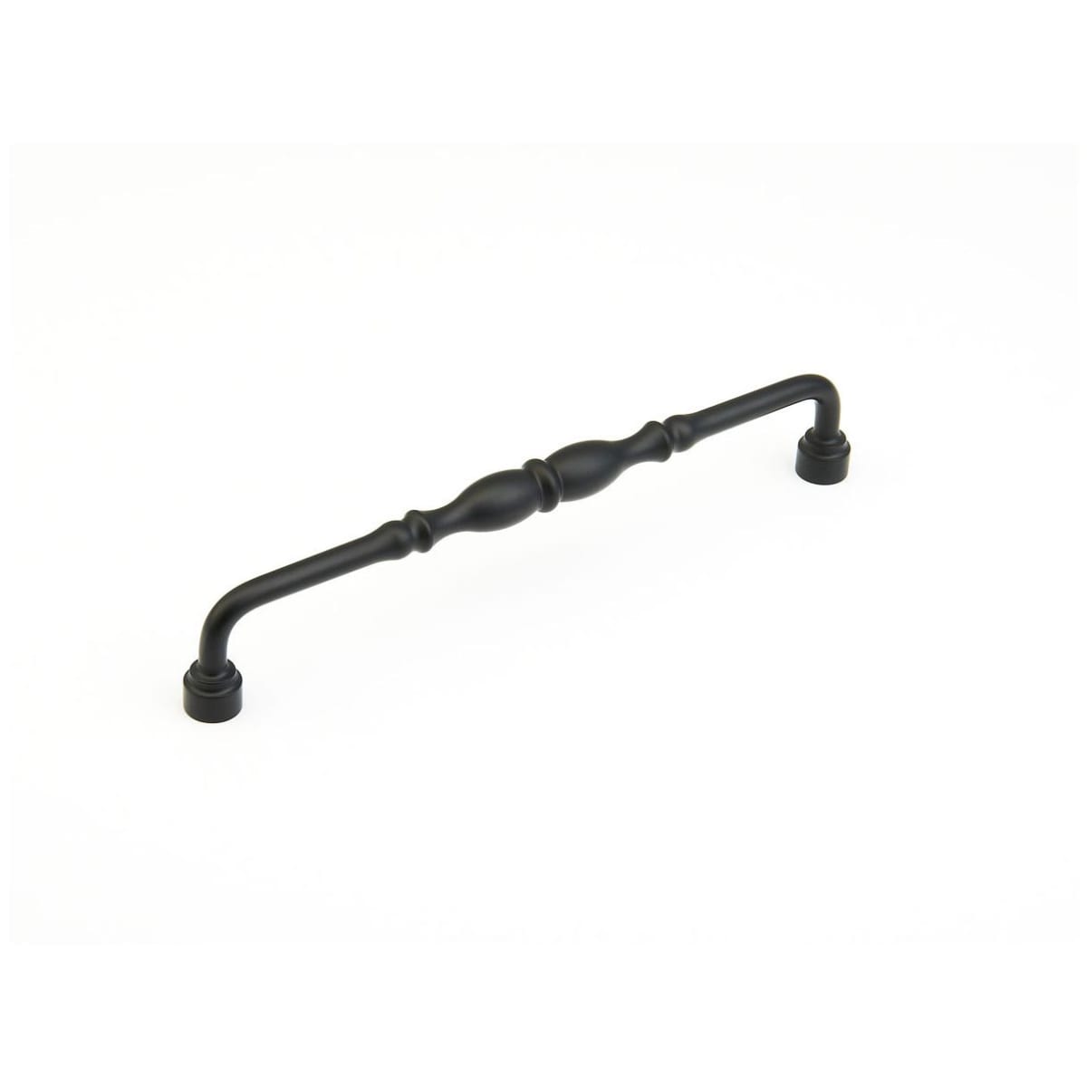 Colonial 12" Center to Center Traditional Knuckled Handle Solid Brass Appliance Pull / Cabinet Pull