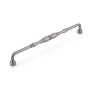 Schaub and Company - 7495-AN - Colonial 15" Center to Center Traditional Knuckled Handle Solid Brass Appliance Pull / Large Cabinet Pull in Antique Nickel
