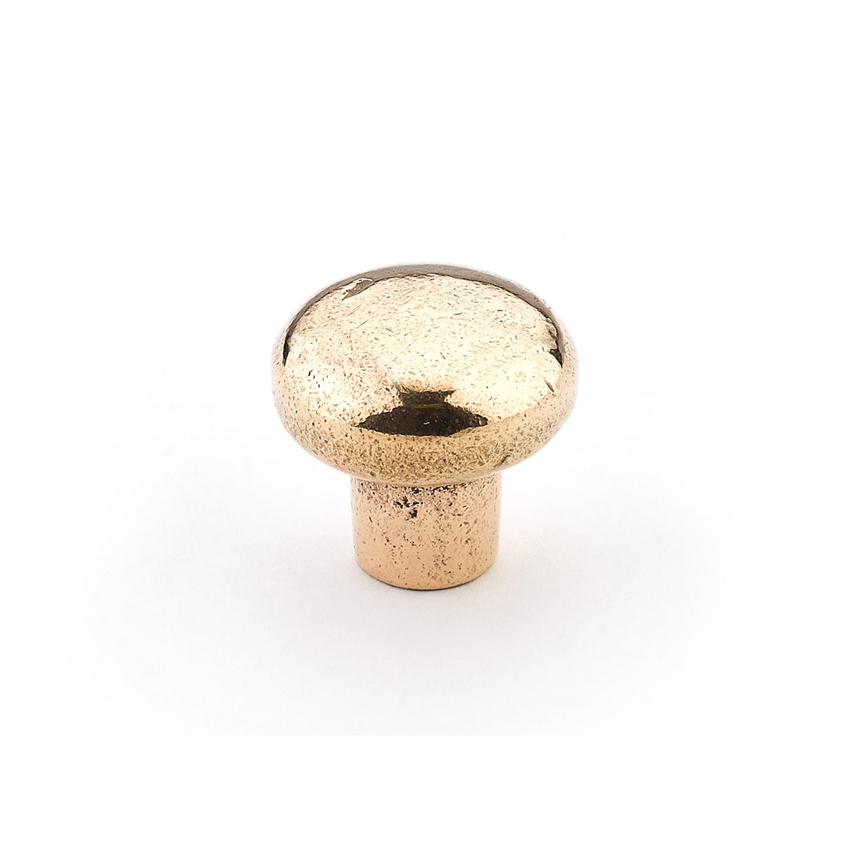 Mountain 1-3/8" Rustic Vintage Round Ball Solid Bronze Cabinet Knob - Made in Italy