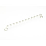 Schaub and Company - 780-N - Artifex 18" Center to Center Rustic Britannium Pewter Appliance / Cabinet Pull - Made in Italy in Natural
