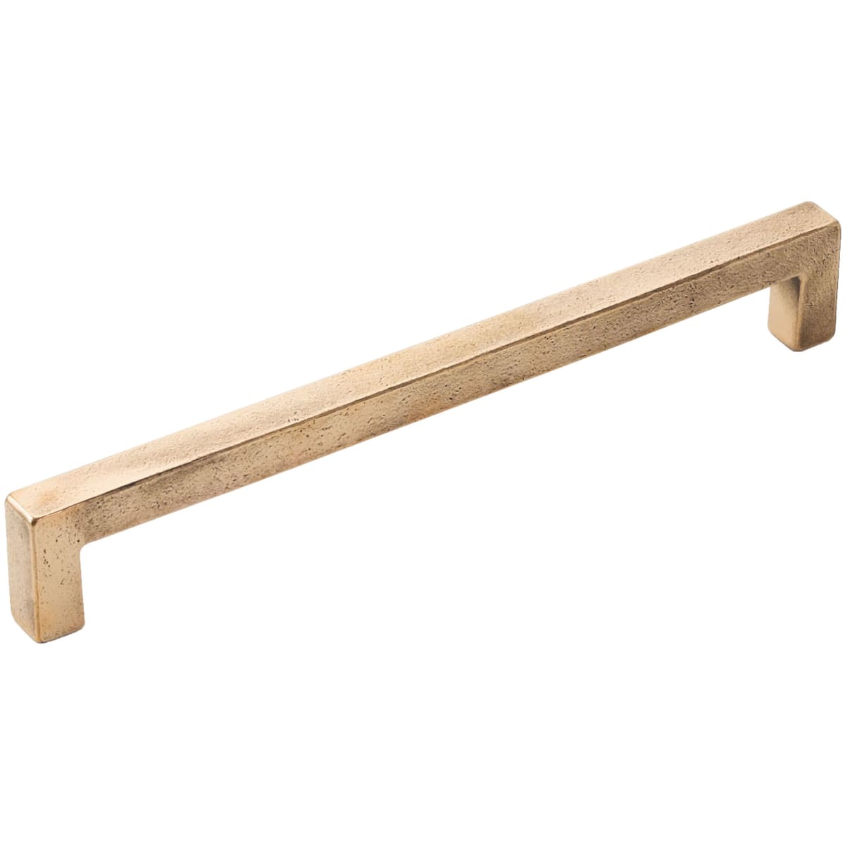 Vinci 12" Center to Center Rustic Contemporary Cast Bronze Appliance Handle Pull - Made in Italy